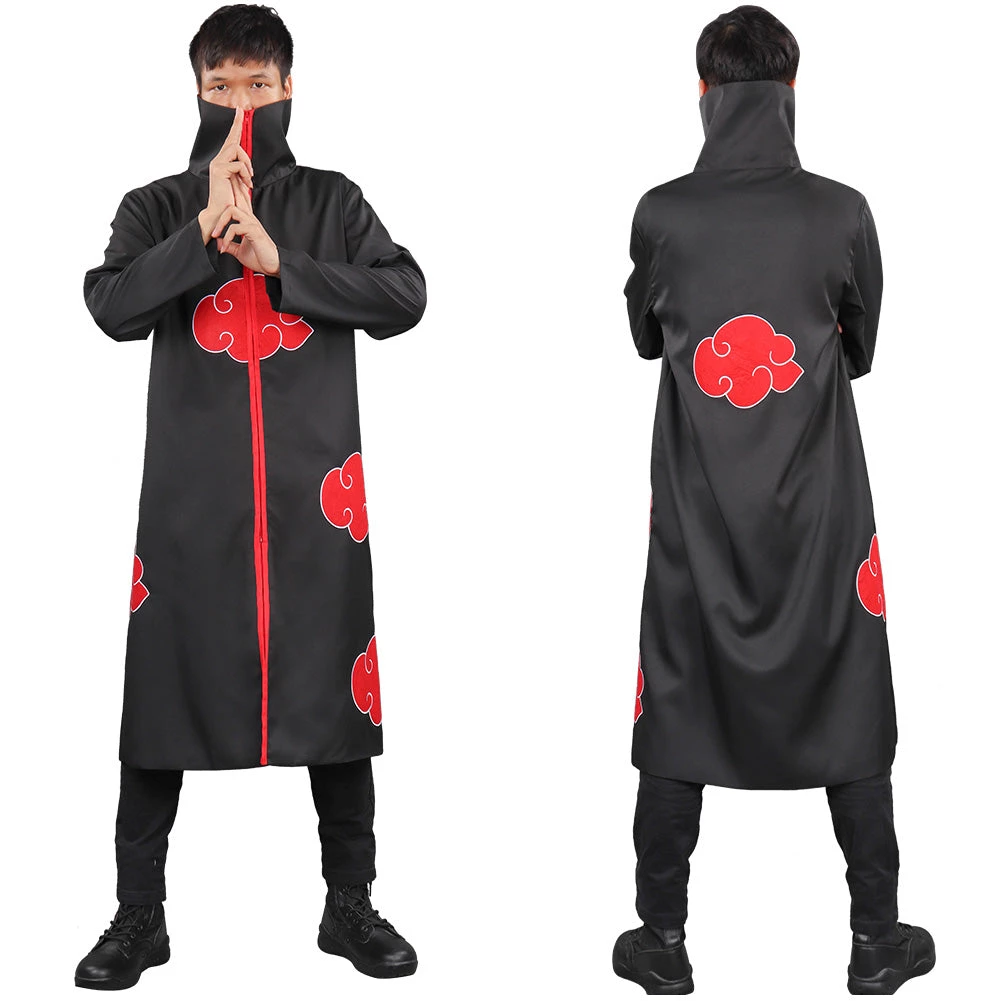 NewCosplay Naruto Akatsuki Cloak Outfits Halloween Carnival Suit Cosplay Costume 3 NewCosplay Naruto Akatsuki Cloak Outfits Halloween Carnival Suit Cosplay Costume