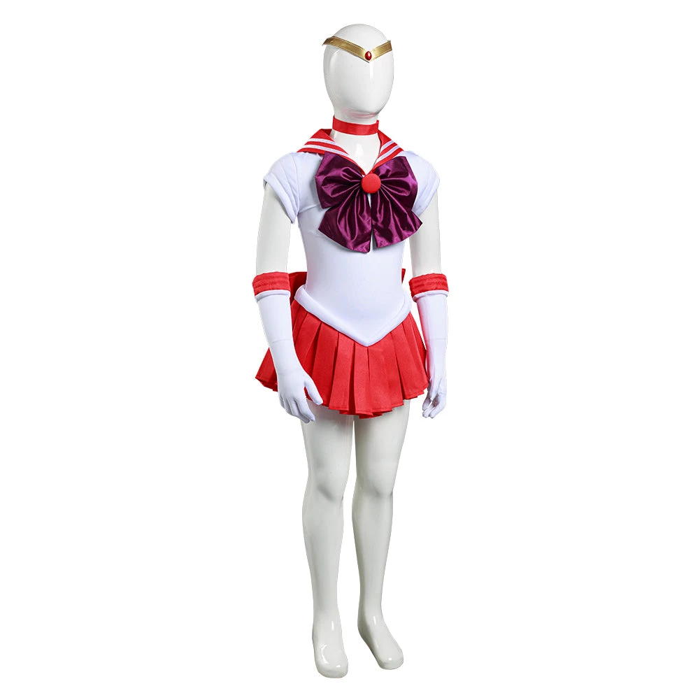 NewCosplay New Arrivals Sailor Moon Hino Rei Kids Children Girls Dress Outfits Halloween Carnival Suit Cosplay Costume 7 NewCosplay New Arrivals Sailor Moon Hino Rei Kids Children Girls Dress Outfits Halloween Carnival Suit Cosplay Costume