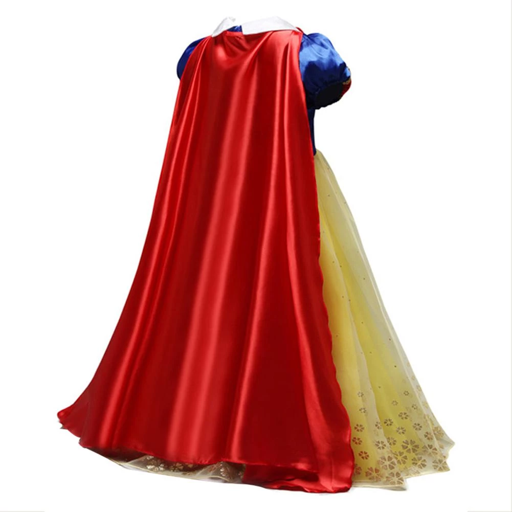 NewCosplay Baby Girl Toddler Snow White Dress Halloween Cosplay Costume 6 NewCosplay Baby Girl Toddler Snow White Dress Halloween Cosplay Costume
