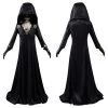 NewCosplay Resident Evil Village Bela Dimitrescu Vampire Lady Bela Dimitrescu Dress Outfits Kids Children Halloween Carnival Suit Cosplay Costume
