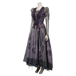 NewCosplay Lemony Snicket‘s A Series Of Unfortunate Events Violet Baudelaire Dress Outfits Halloween Carnival Suit Cosplay Costume