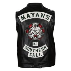 NewCosplay Mayans M.C. Season 3 Angel Reyes Vest Halloween Carnival Suit Cosplay Costume New Arrivals