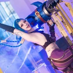 NewCosplay League Of Legends LoL Jinx Uniform Outfits Halloween Carnival Suit Cosplay Costume New Arrivals 29 NewCosplay League Of Legends LoL Jinx Uniform Outfits Halloween Carnival Suit Cosplay Costume New Arrivals