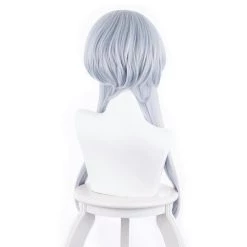 CosplaySky Touken Ranbu Hakusan Yoshimitsu Cosplay Wig Silver Blue