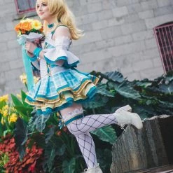 NewCosplay Love Live ! Sunshine ! Eli Ayase Bouquet Uniform Dress Cosplay Costume