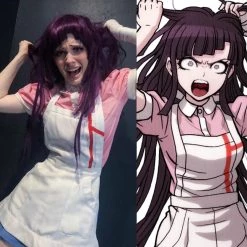 NewCosplay New Arrivals Super Danganronpa 2: Goodbye Despair Mikan Tsumiki Cosplay Costume