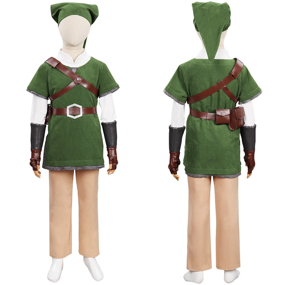NewCosplay The Legend Of Zelda Link Comic Con Cosplay Costume For Kids Children 3 NewCosplay The Legend Of Zelda Link Comic Con Cosplay Costume For Kids Children