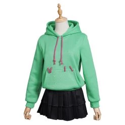 NewCosplay Ralph Breaks The Internet Vanellope Von Schweetz Women Girls Hoodie Skirt Outfits Halloween Carnival Costume Cosplay Costume New Arrivals