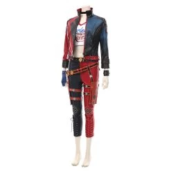 NewCosplay Suicide Squad: Kill The Justice League-Harleen Quinzel T-shirt Pants Outfits Halloween Carnival Suit Cosplay Costume