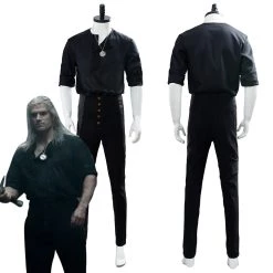 NewCosplay The Witcher 2019 TV Geralt Of Rivia Casual Wear Cosplay Costume