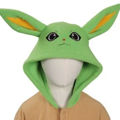 NewCosplay New Arrivals Baby Yoda Jumpsuit Sleepwear Pajams Outfits Halloween Cosplay Costume For Kids Children 16 NewCosplay New Arrivals Baby Yoda Jumpsuit Sleepwear Pajams Outfits Halloween Cosplay Costume For Kids Children