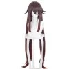NewCosplay Genshin Impact HuTao Heat Resistant Synthetic Hair Carnival Halloween Party Props Cosplay Wig