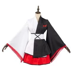 NewCosplay Danganronpa Monokuma Black White Bear Kimono Outfits Cosplay Costume
