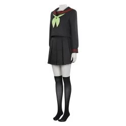 NewCosplay New Arrivals Demon Slayer Kimetsu No Yaiba Hinokami Kepputan Kamado Nezuko Uniform Cosplay Costume