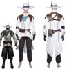 NewCosplay Game Valorant Cypher Halloween Coat Trousers Outfit Cosplay Costume 1 NewCosplay Game Valorant Cypher Halloween Coat Trousers Outfit Cosplay Costume