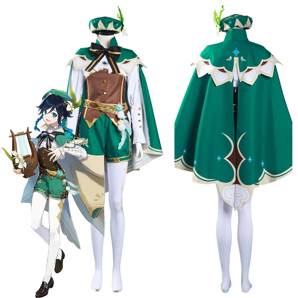 NewCosplay Game Genshin Impact Venti Shirt Halloween Carnival Suit Cosplay Costume New Arrivals 3 NewCosplay Game Genshin Impact Venti Shirt Halloween Carnival Suit Cosplay Costume New Arrivals