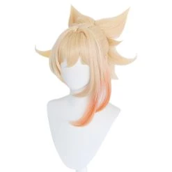 NewCosplay Genshin Impact Yoimiya Heat Resistant Synthetic Hair Carnival Halloween Party Props Cosplay Wig