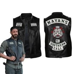 NewCosplay Mayans M.C. Season 3 Angel Reyes Vest Halloween Carnival Suit Cosplay Costume New Arrivals