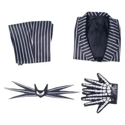 NewCosplay New Arrivals The Nightmare Before Christmas Jack Skellington Cosplay Costume For Kids Children