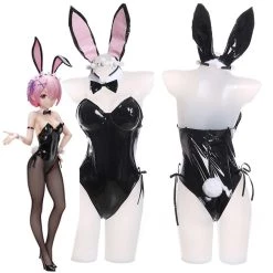 NewCosplay New Arrivals Re:Life In A Different World From Zero Rem Ram Bunny Girl Halloween Carnival Suit Cosplay Costume