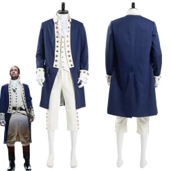 NewCosplay Musical Hamilton Alexander Hamilton Men Uniform Outfits Halloween Carnival Suit Cosplay Costume