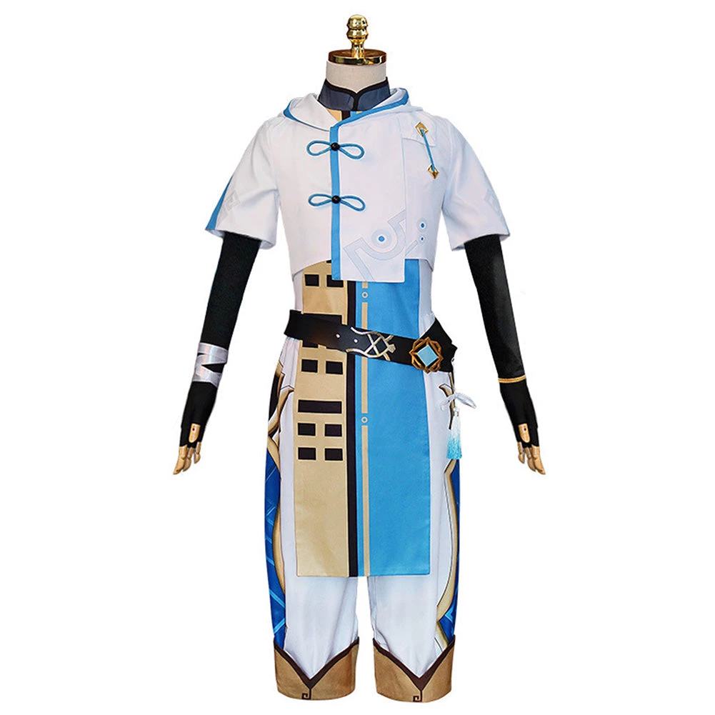 NewCosplay Genshin Impact Chongyun Outfits Halloween Carnival Suit Cosplay Costume 4 NewCosplay Genshin Impact Chongyun Outfits Halloween Carnival Suit Cosplay Costume