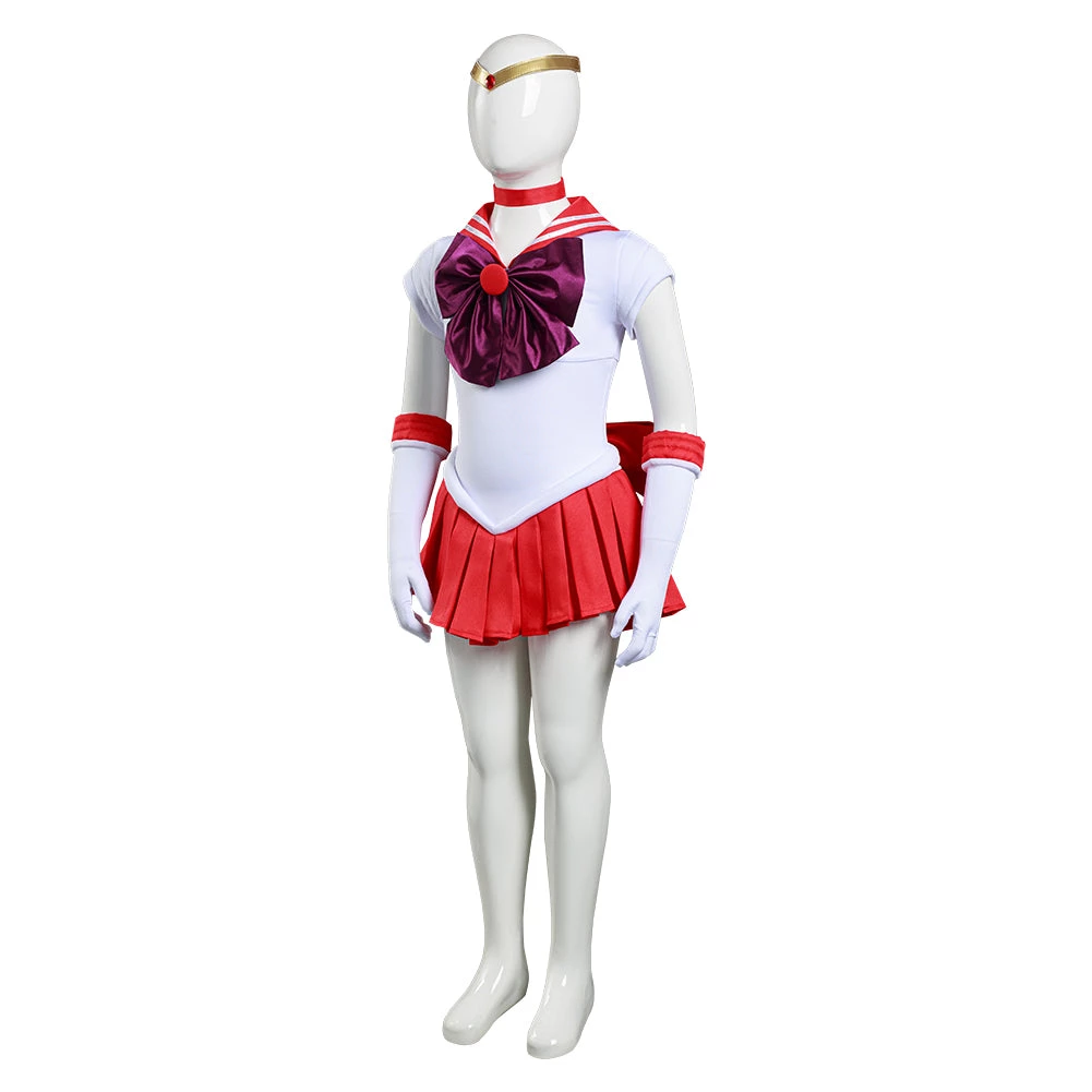 NewCosplay New Arrivals Sailor Moon Hino Rei Kids Children Girls Dress Outfits Halloween Carnival Suit Cosplay Costume 5 NewCosplay New Arrivals Sailor Moon Hino Rei Kids Children Girls Dress Outfits Halloween Carnival Suit Cosplay Costume