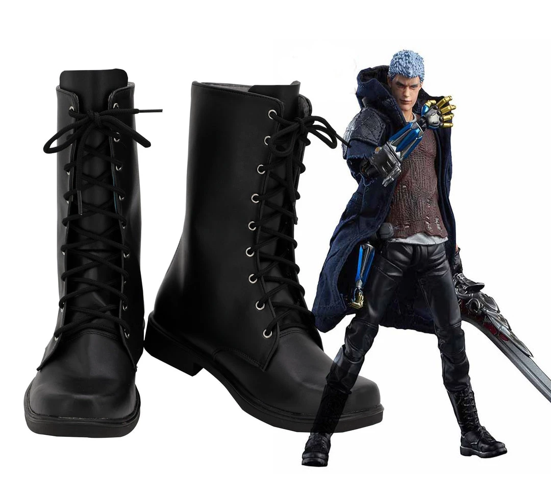 CosplaySky Devil May Cry 5 Nero Cosplay Shoes New Arrivals 3 CosplaySky Devil May Cry 5 Nero Cosplay Shoes New Arrivals