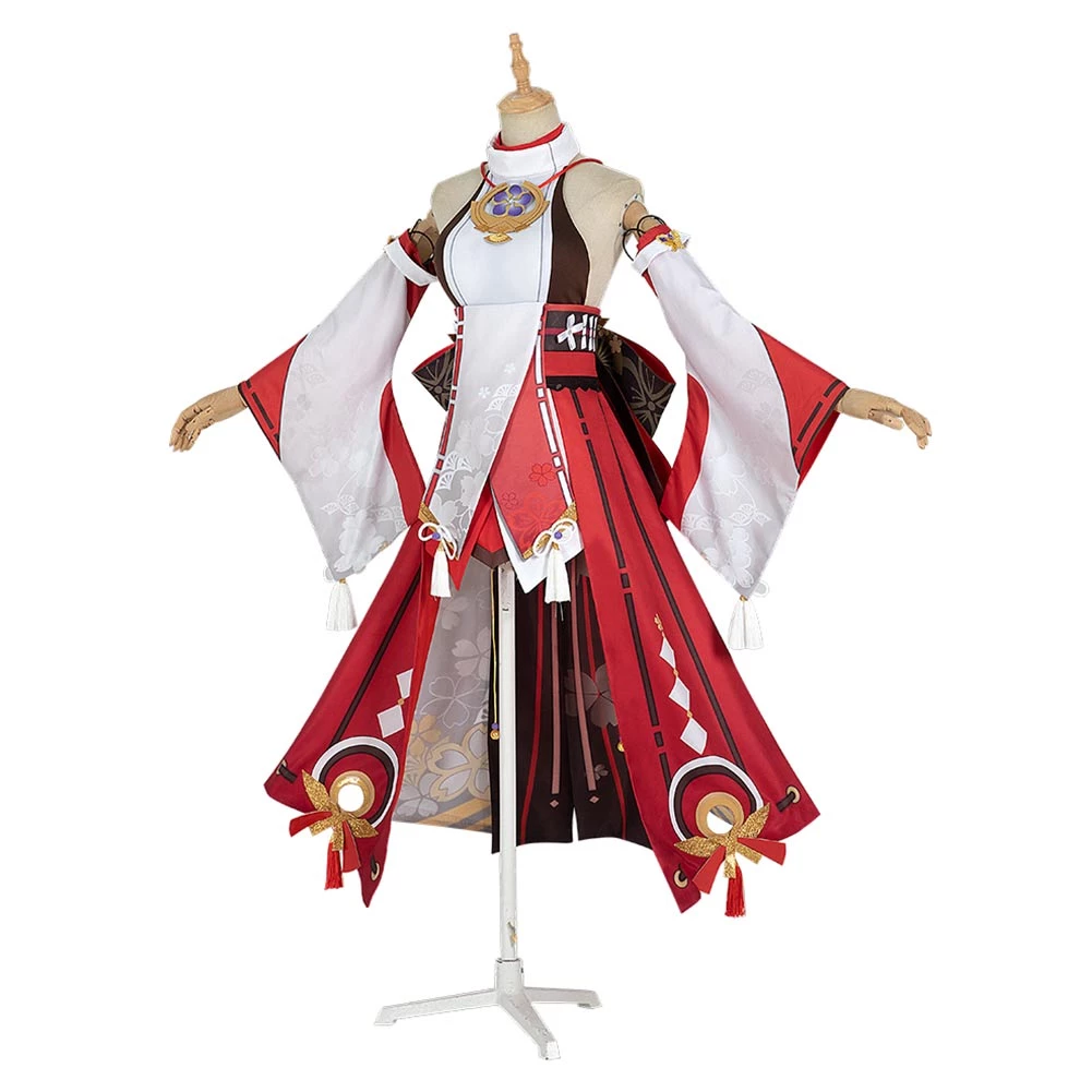 NewCosplay Genshin Impact Yae Miko Halloween Carnival Suit Cosplay Costume New Arrivals 5 NewCosplay Genshin Impact Yae Miko Halloween Carnival Suit Cosplay Costume New Arrivals
