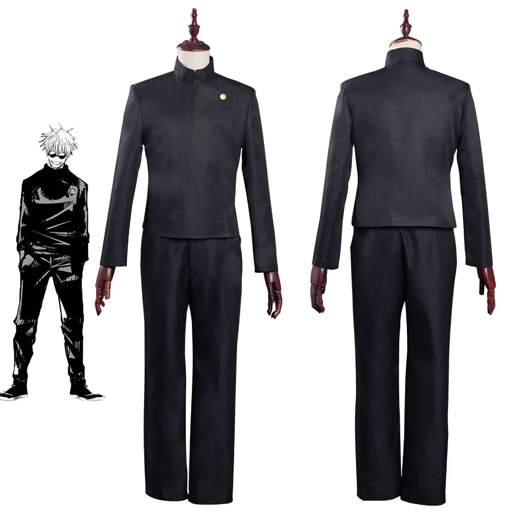 NewCosplay Jujutsu Kaisen Gojo Satoru School Uniform Outfits Cosplay Costume New Arrivals 3 NewCosplay Jujutsu Kaisen Gojo Satoru School Uniform Outfits Cosplay Costume New Arrivals