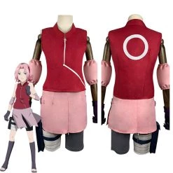 NewCosplay Naruto Sakura Haruno Halloween Carnival Suit Cosplay Costumes