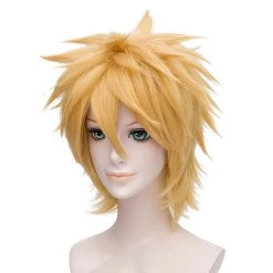 NewCosplay New Arrivals Naruto Uzumaki Naruto Heat Resistant Synthetic Hair Carnival Halloween Party Props Cosplay Wig