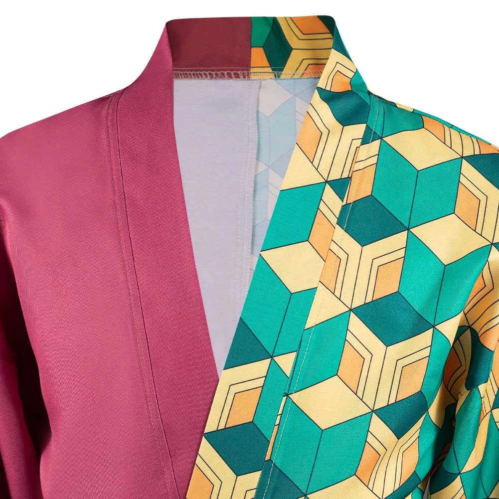 NewCosplay Demon Slayer Tomioka Giyuu Coat With Earrings Belt Cosplay Costume 13 NewCosplay Demon Slayer Tomioka Giyuu Coat With Earrings Belt Cosplay Costume