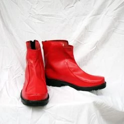NewCosplay Touhou Project Fujiwara No Mokou Cosplay Boots Red