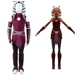 NewCosplay Star Wars: The Clone Wars Ahsoka Tano Kids Children Halloween Carnival Suit Outfits Cosplay Costume