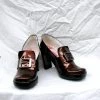 NewCosplay Black Butler Ciel Cosplay Shoes Brwon Custom-Made