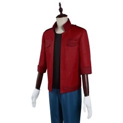 NewCosplay New Arrivals Cells At Work! Code Black/Hataraku Saibou Black -Sekkekkyuu /Red Blood Cell Cosplay Costume Coat Pants Outfits Halloween Carnival Suit