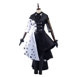 NewCosplay Cruella 2021 Movie Cruella Dress Outfits Halloween Carnival Suit Cosplay Costume 11 NewCosplay Cruella 2021 Movie Cruella Dress Outfits Halloween Carnival Suit Cosplay Costume