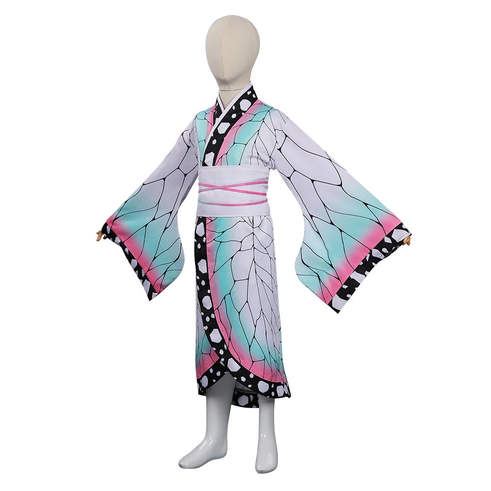 NewCosplay New Arrivals Demon Slayer: Kimetsu No Yaiba Kochou Shinobu Original Design Cosplay Costume For Kids Children - Cossky® 5 NewCosplay New Arrivals Demon Slayer: Kimetsu No Yaiba Kochou Shinobu Original Design Cosplay Costume For Kids Children - Cossky®