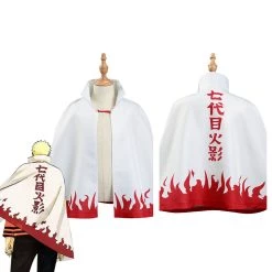 NewCosplay NARUTO Uzumaki Naruto Kids Cloak Coat Halloween Carnival Suit Cosplay Costume