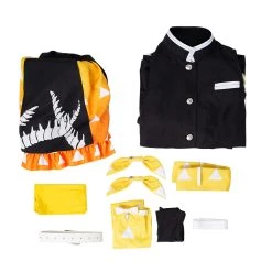 NewCosplay Anime Demon Slayer: Kimetsu No Yaiba Agatsuma Zenitsu Original Design Cosplay Costume New Arrivals