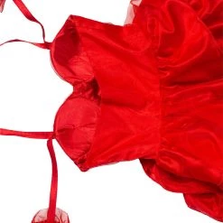 NewCosplay Suicide Squad(2021) Harley Quinn Red Dress Halloween Carnival Suit Cosplay Costume New Arrivals