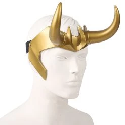 NewCosplay Loki TV Loki PVC Headwear Headband Helmet Halloween Party Costume Props Cosplay Accessories