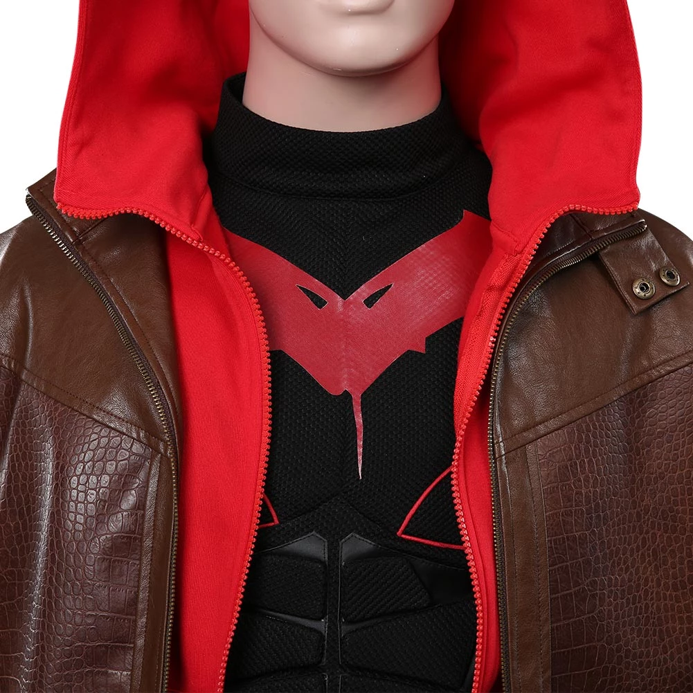 NewCosplay Titans Season 3 Jason Todd/Red Hood Outfits Cosplay Costume 8 NewCosplay Titans Season 3 Jason Todd/Red Hood Outfits Cosplay Costume