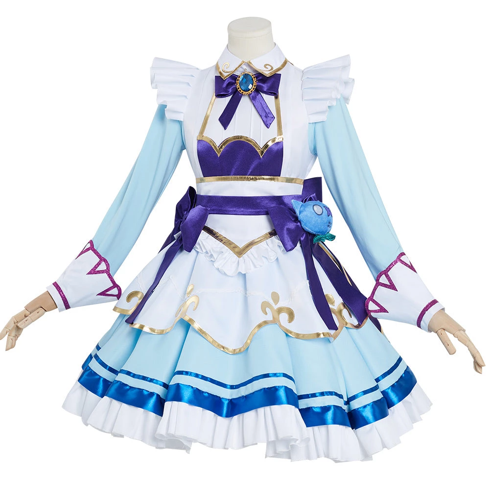 NewCosplay LoL League Of Legends Gwen Cafe Maid Dress Halloween Carnival Cosplay Costume New Arrivals 5 NewCosplay LoL League Of Legends Gwen Cafe Maid Dress Halloween Carnival Cosplay Costume New Arrivals