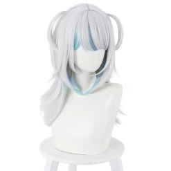 NewCosplay New Arrivals Hololive English VTuber Gawr Gura Heat Resistant Synthetic Hair Carnival Halloween Party Props Cosplay Wig