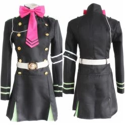 NewCosplay Seraph Of The End Hiiragi Shinoa Halloween Carnival Suit Cosplay Costume