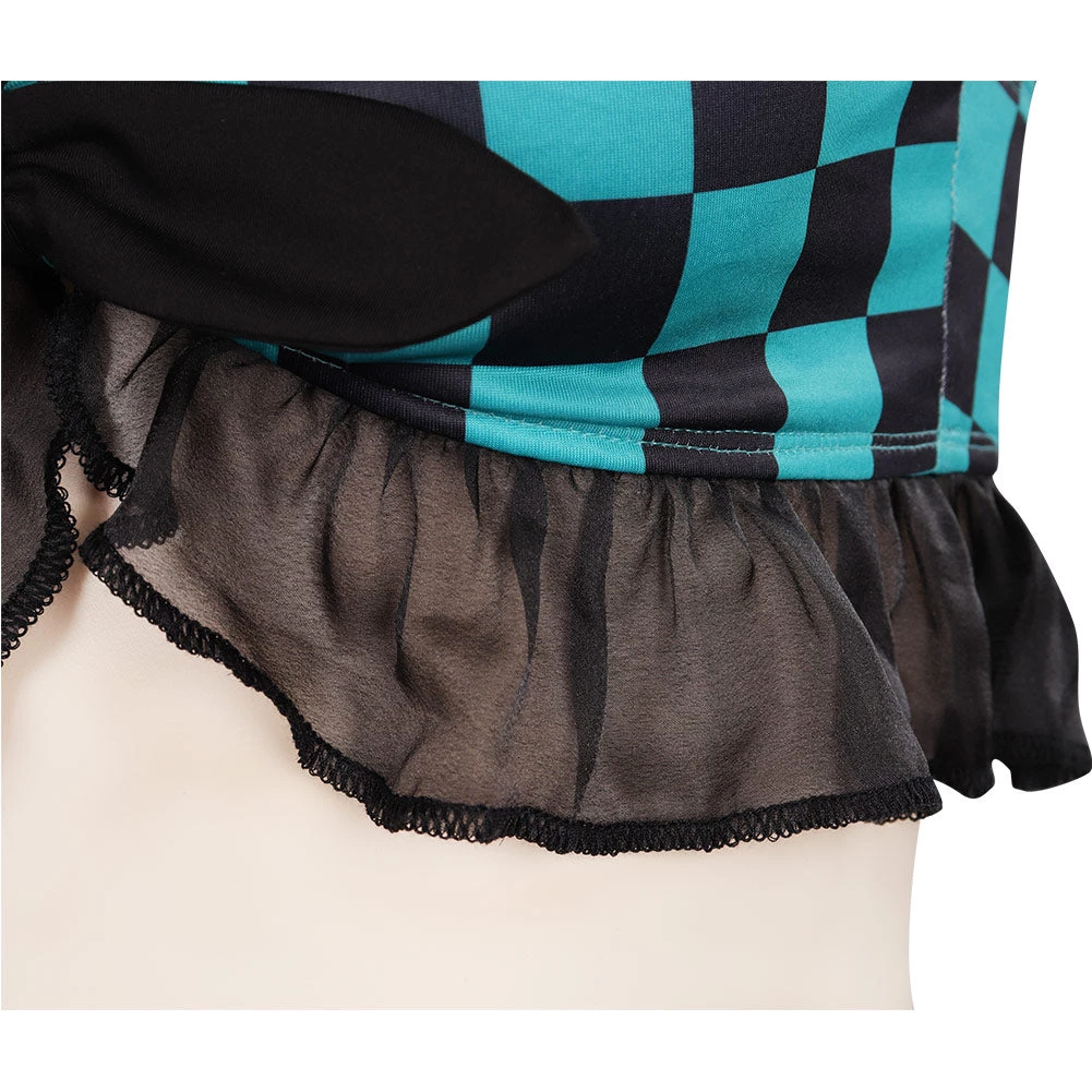 NewCosplay Anime Demon Slayer Kamado Tanjirou Swimwear Outfits Halloween Carnival Suit Cosplay Costume 13 NewCosplay Anime Demon Slayer Kamado Tanjirou Swimwear Outfits Halloween Carnival Suit Cosplay Costume