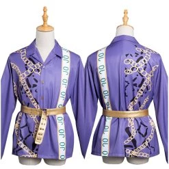 NewCosplay JoJo‘s Bizarre Adventure Stone Ocean Kujo Jotaro Original Design Halloween 2021 Cosplay Costume