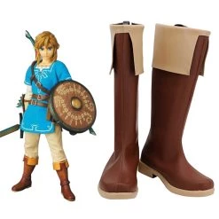 NewCosplay The Legend Of Zelda: Breath Of The Wild Link Boots Halloween Costumes Accessory Cosplay Shoes New Arrivals
